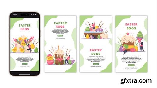 Videohive Easter Eggs Instagram Story 56091085