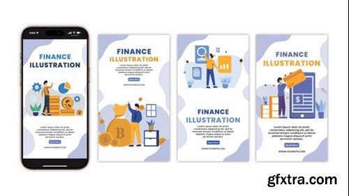 Videohive Finance Illustration Instagram Story 56091407