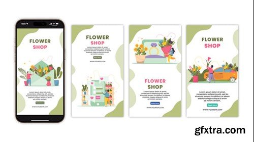 Videohive Flower Shop Instagram Story 56091476