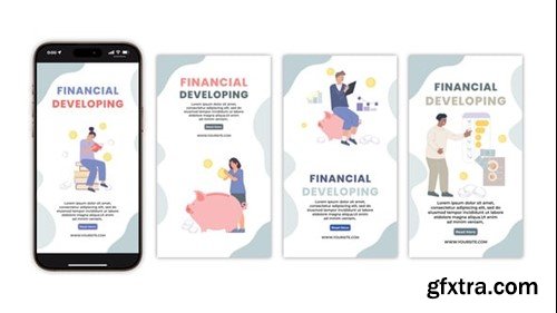 Videohive Financial Developing Instagram Story 56091441