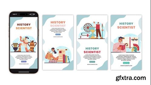 Videohive History Scientist Instagram Story 56091573