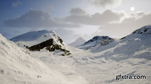 Quixel MegaScans - Arctic Ice and Snow Collections