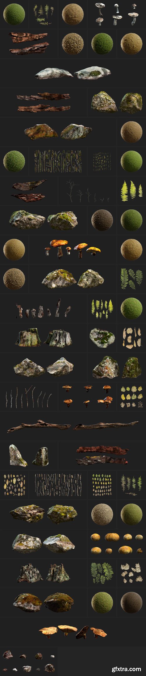 Quixel MegaScans - Forest Undergrowth Collections