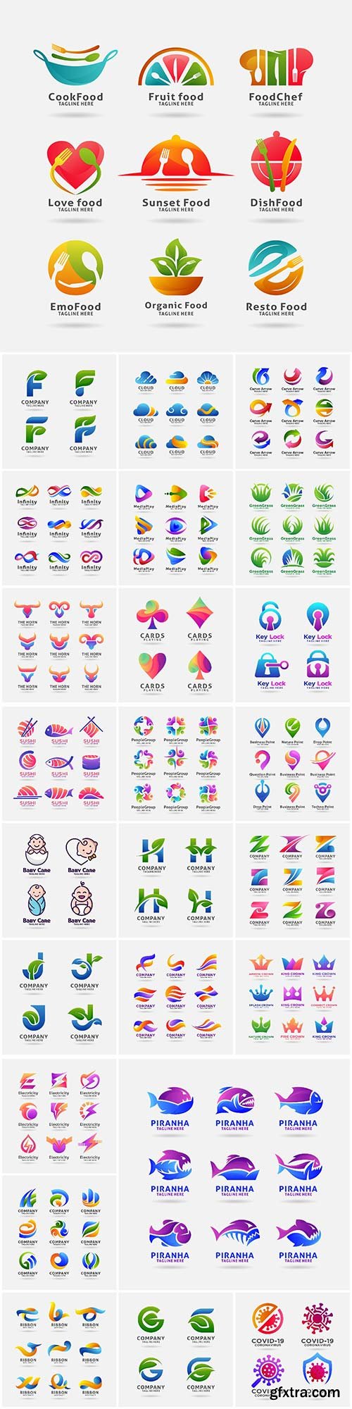 Logo collection vector design vol 7