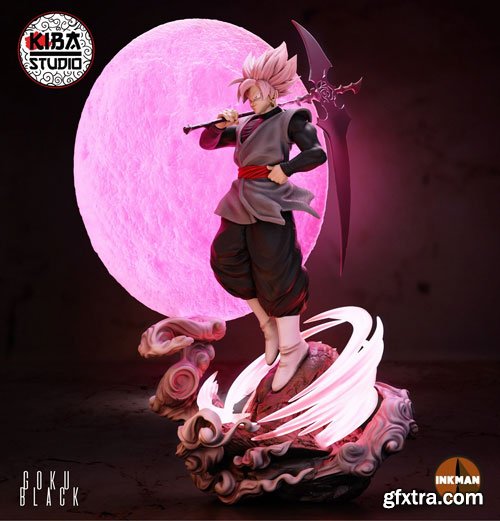 Kiba Studio – Goku Black Super Saiyan Rose – 3D Model