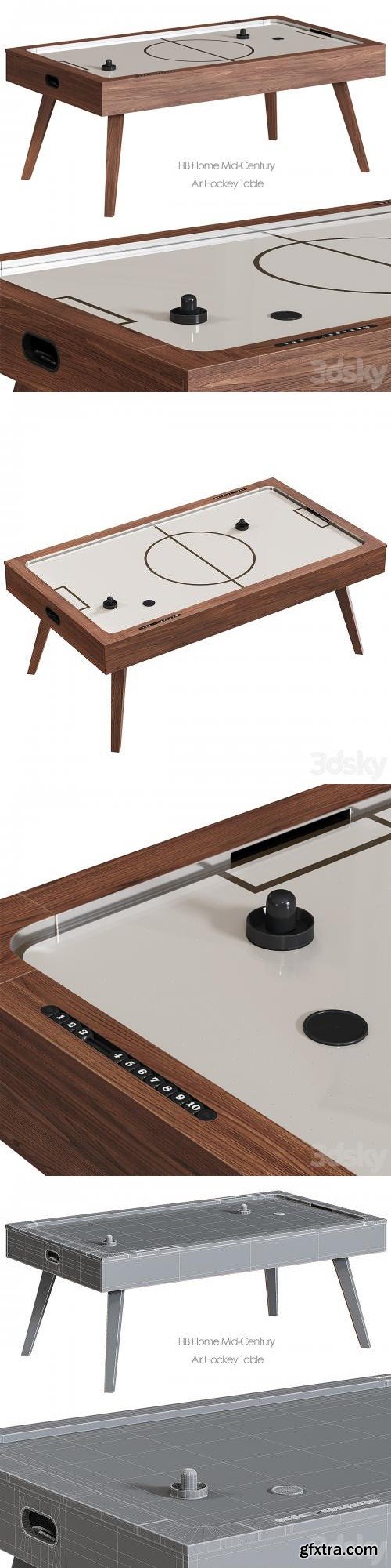 HB Home Mid-Century Air Hockey Table West Elm