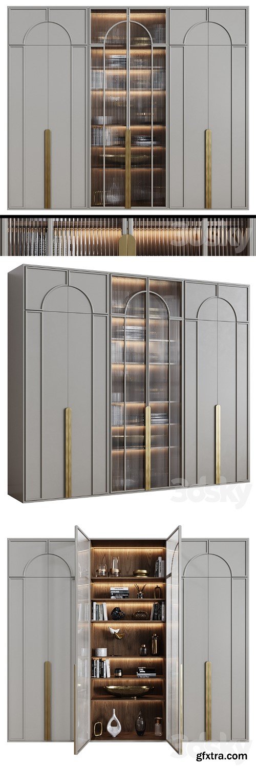 Art Deco Wardrobe 14