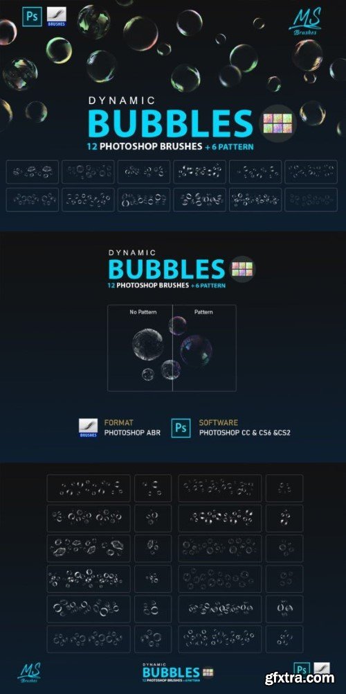 Creativemarket - Bubbles Photoshop Brushes