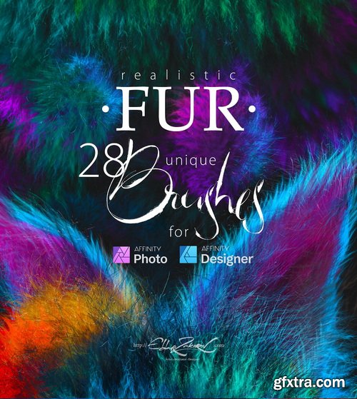 Eldar Zakirov - Realistic FUR Brushes for Affinity Photo &amp; Designer