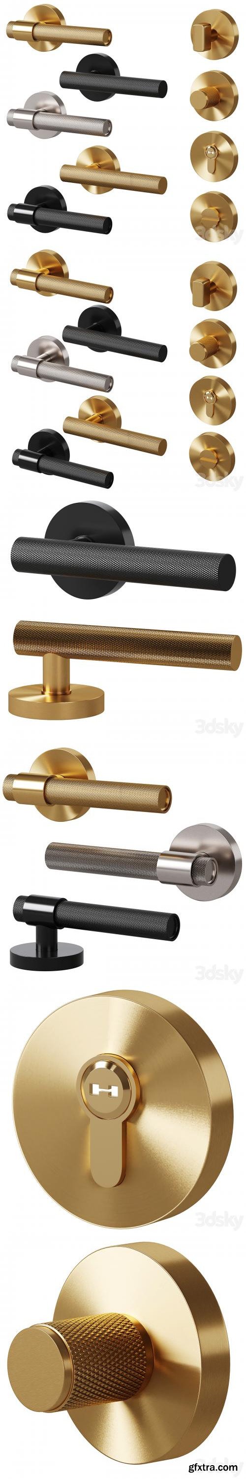 Door handles LUX and TOLLO by Meraki