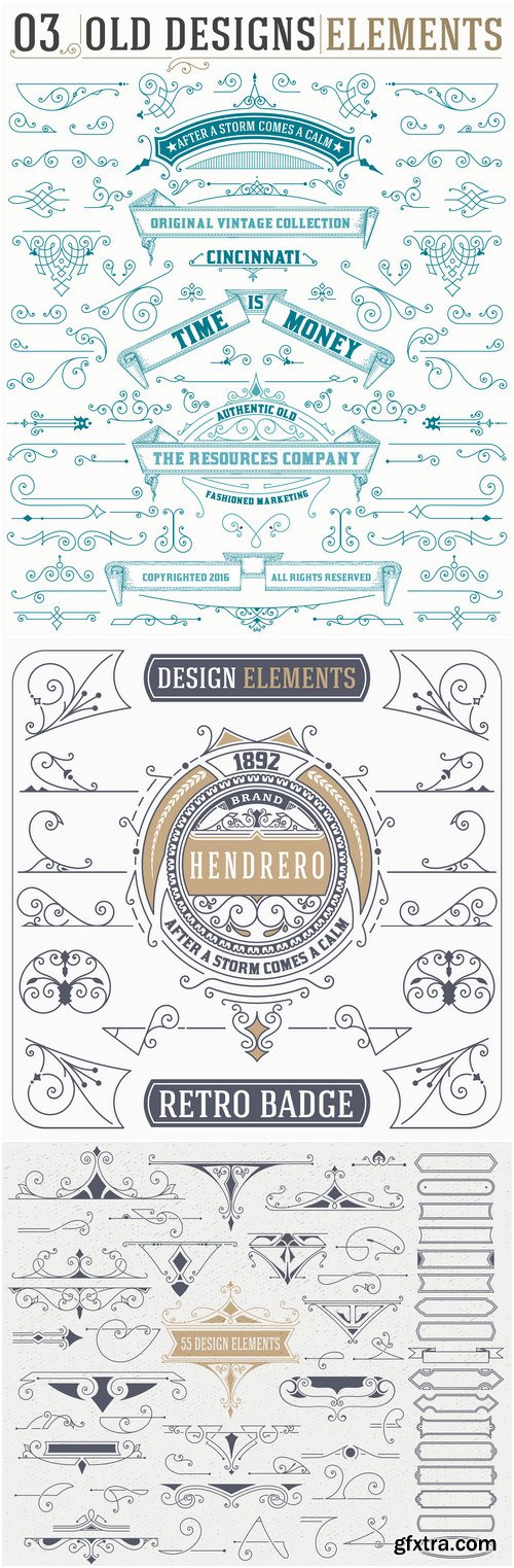 Design elements vector set 1