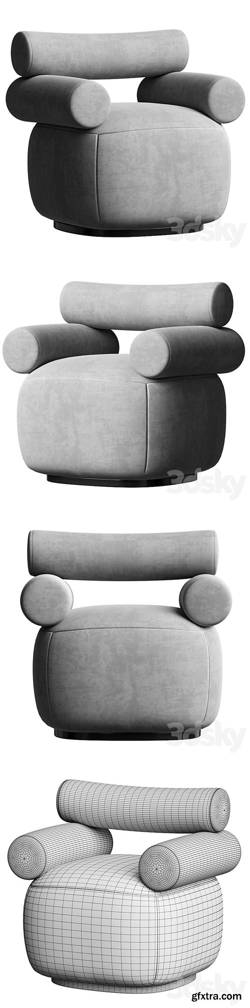 Mallow Lounge Chair large by Labofa