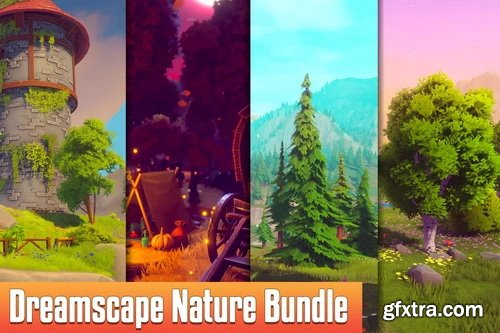 Unity - Dreamscape Nature Bundle - Stylized Open World Environment