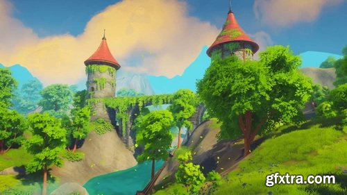 Unity - Dreamscape Nature Bundle - Stylized Open World Environment