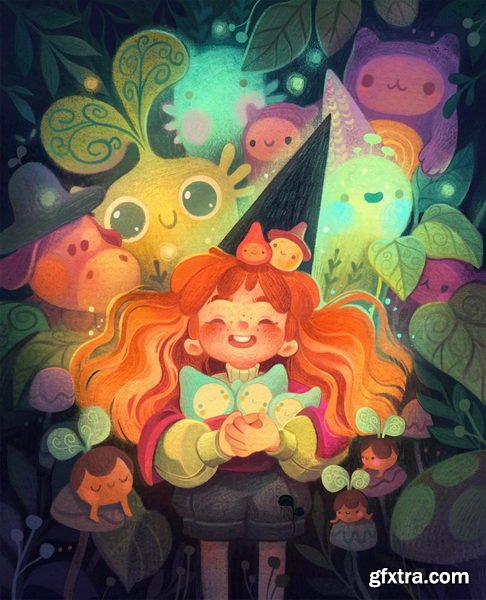 Kate Pellerin Poopikat - Magical Colouring Brush Pack For Procreate