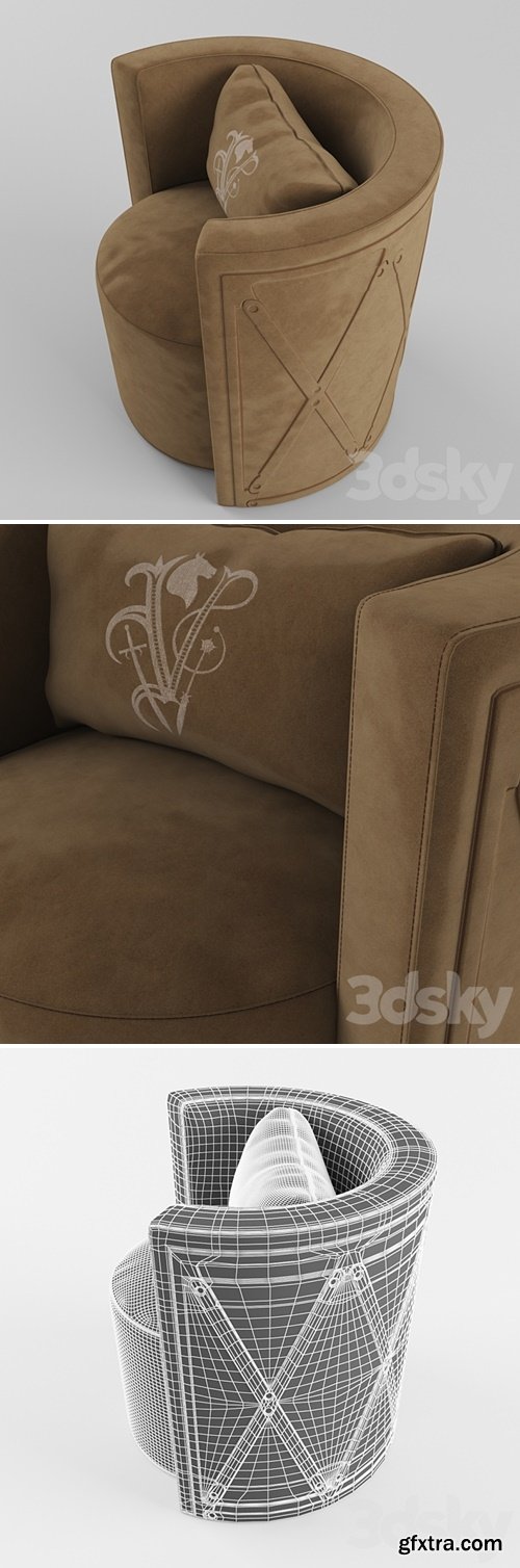 Ipe Cavalli Visionnaire Kingsley Armchair