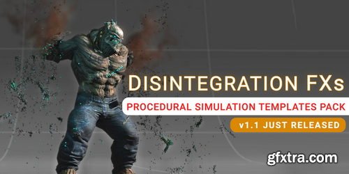 Blendermarket - Disintegration Fxs v1.1 For Blender