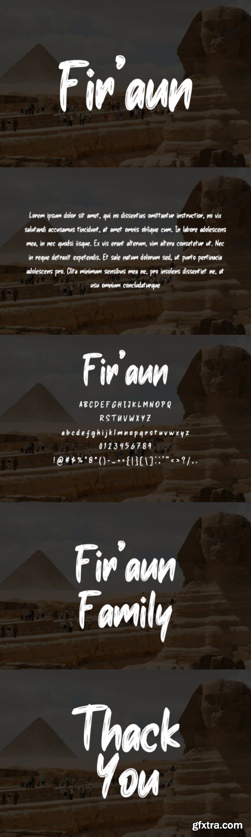 Fir\'aun Font