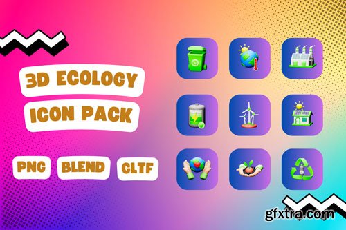 IconScout - Ecology 3D Icon Pack