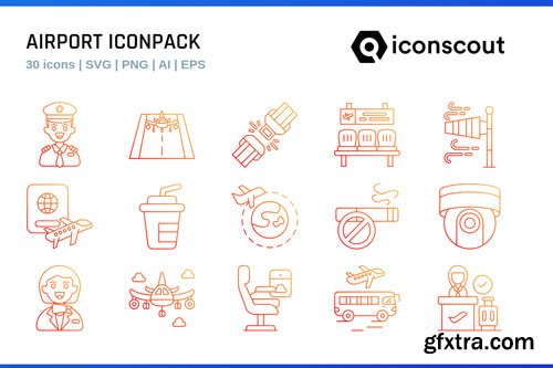 IconScout - Airport Icon Pack