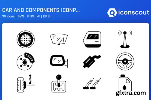 IconScout - Car And Components Icon Pack