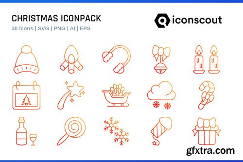 IconScout - Christmas Icon Pack