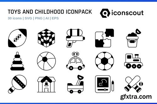 IconScout - Toys And Childhood Icon Pack