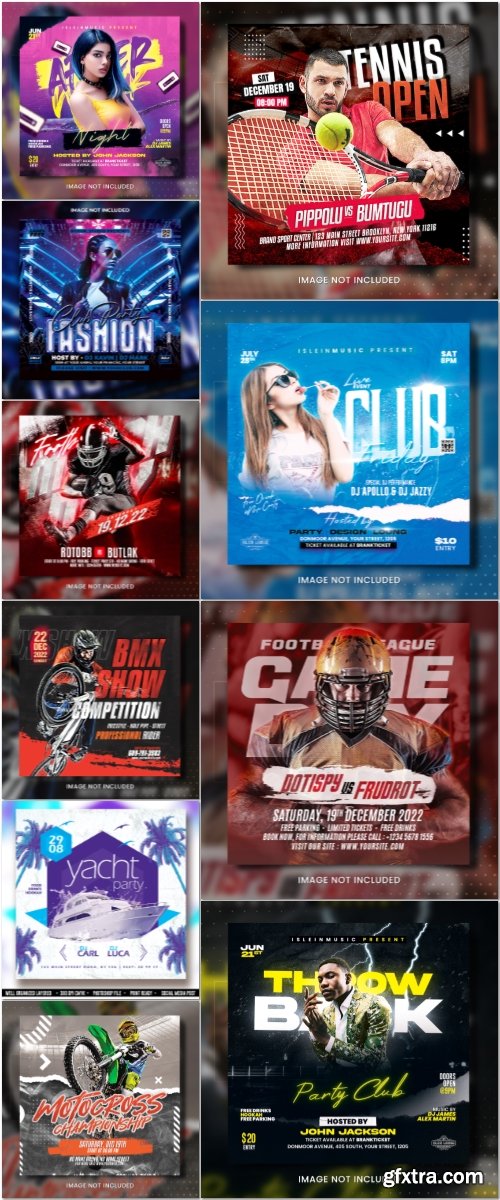 Flyer template in psd vol 14