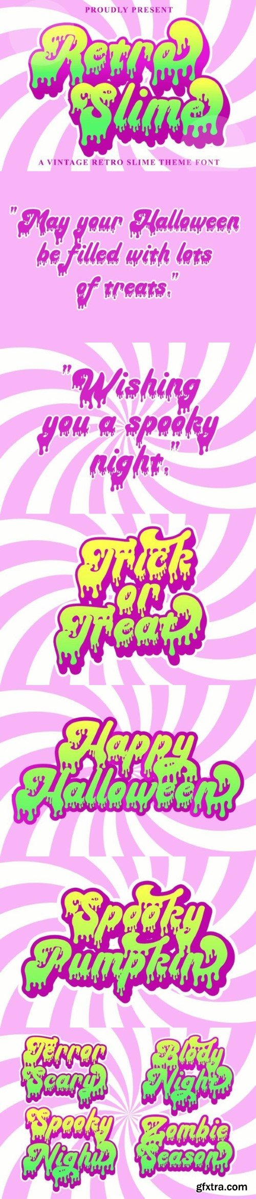 Retro Slime Font