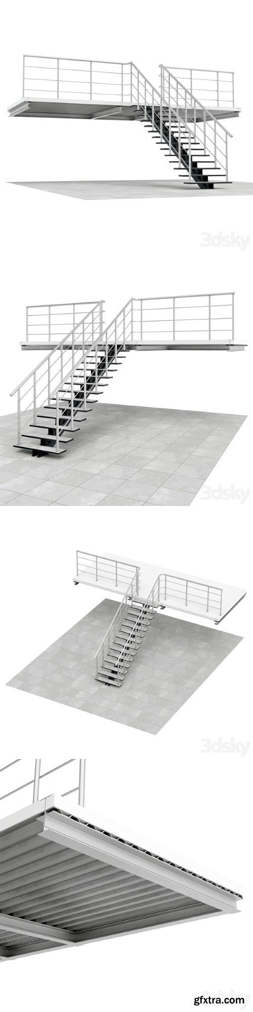 Warehouse stairs