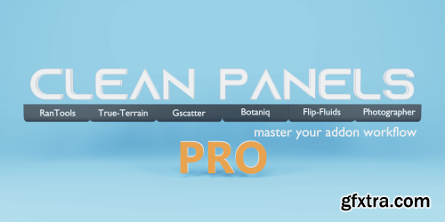 Blender Market - Clean Panels Pro v6.1.3