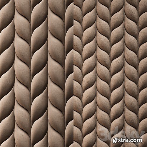 TRECCIA By 3D 3D Panel - Surface