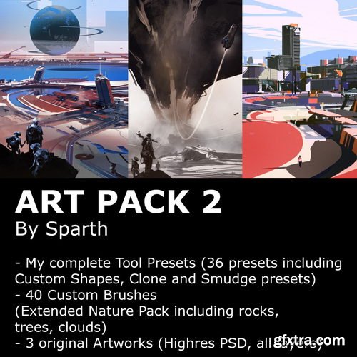 Art Pack 2 - Tool Presets and Brushes for Photoshop