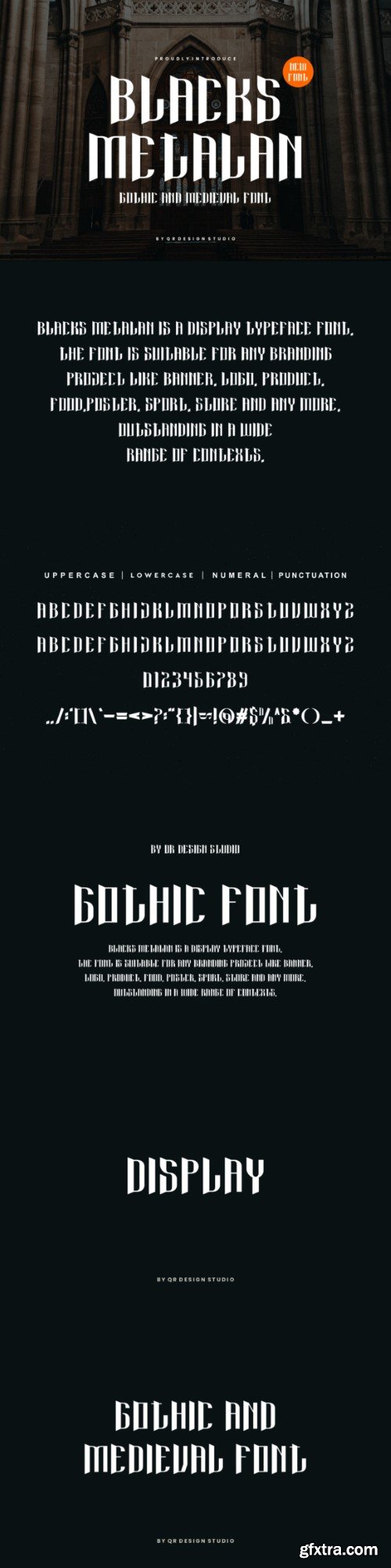 Blacks Metalan Font