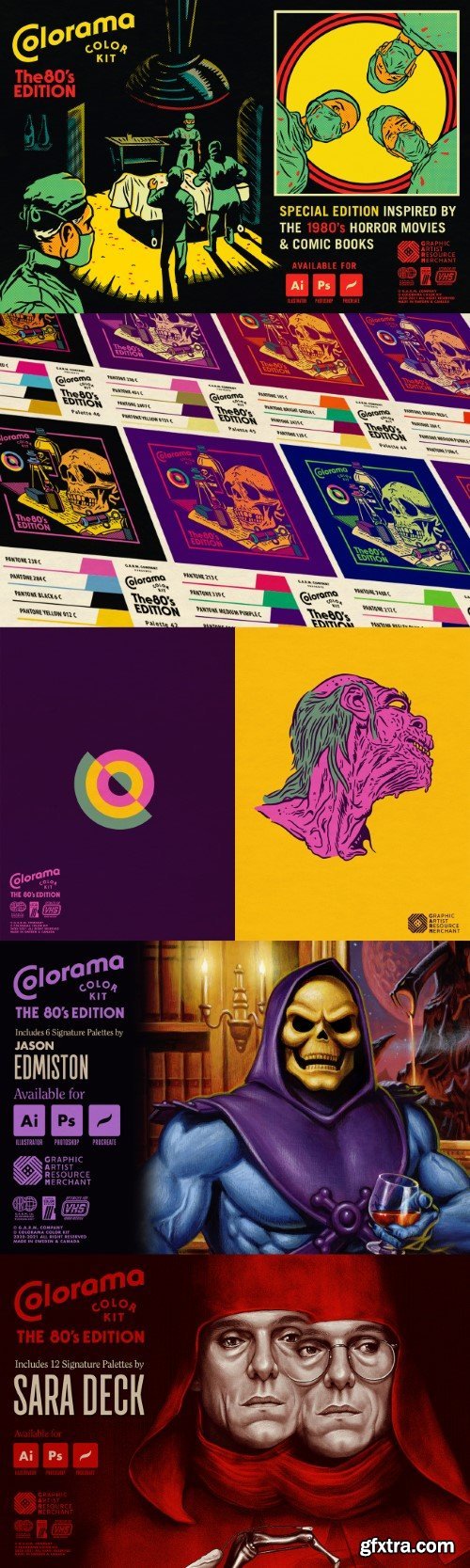 Colorama Color Kit - 80\'s Edition for Photoshop