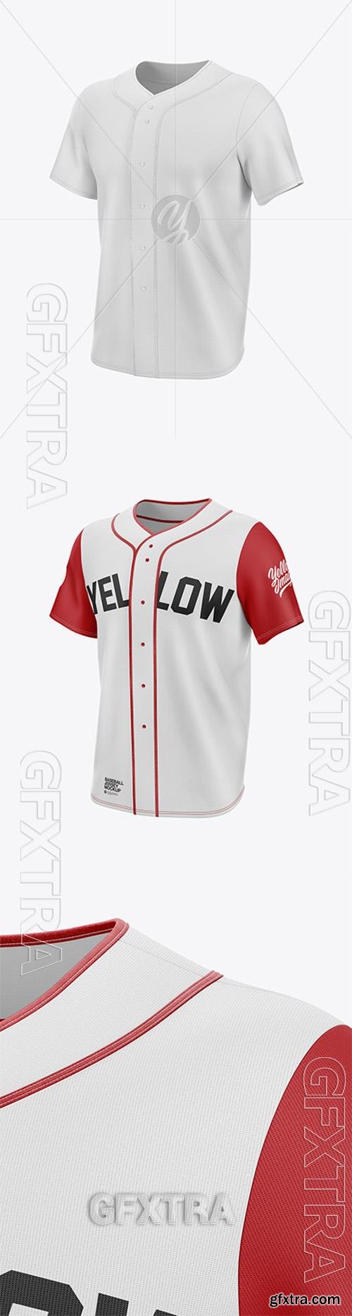 Mens Baseball Jersey Mockup 76243