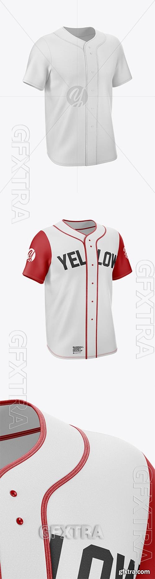 Mens Baseball Jersey Mockup 76215