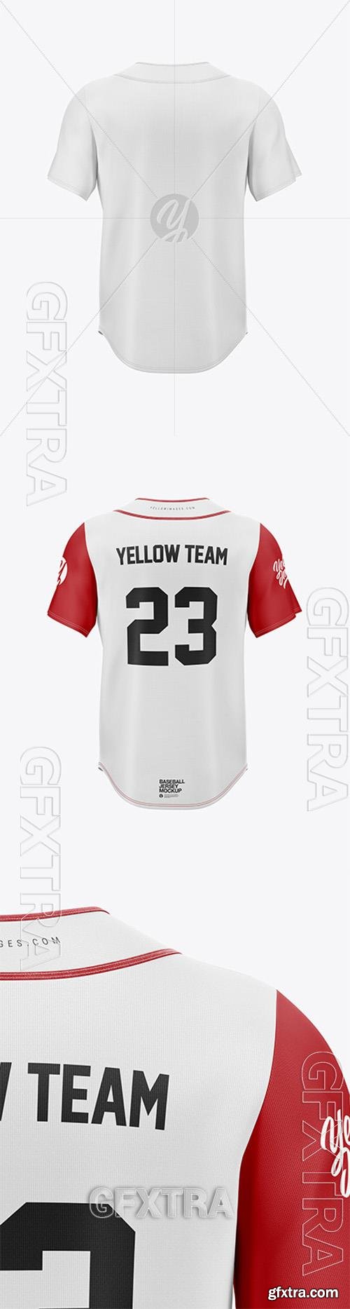 Mens Baseball Jersey Mockup 76137