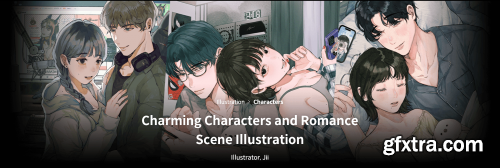 Coloso - Charming Characters and Romance Scene Illustration