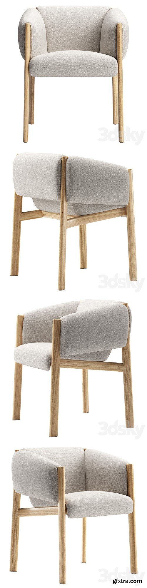 Plumon Dining Chair / Kettal