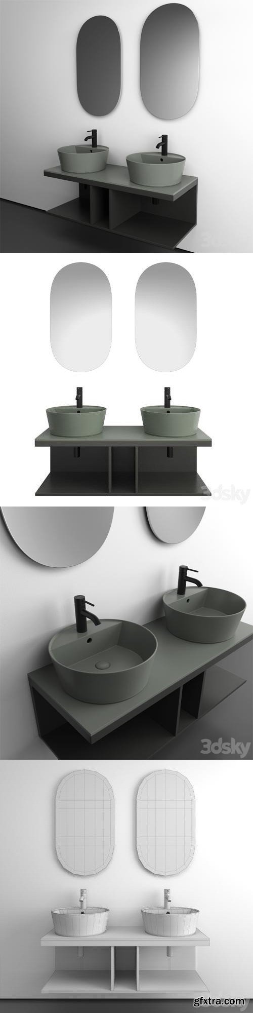 Bathroom set Cielo Multiplo