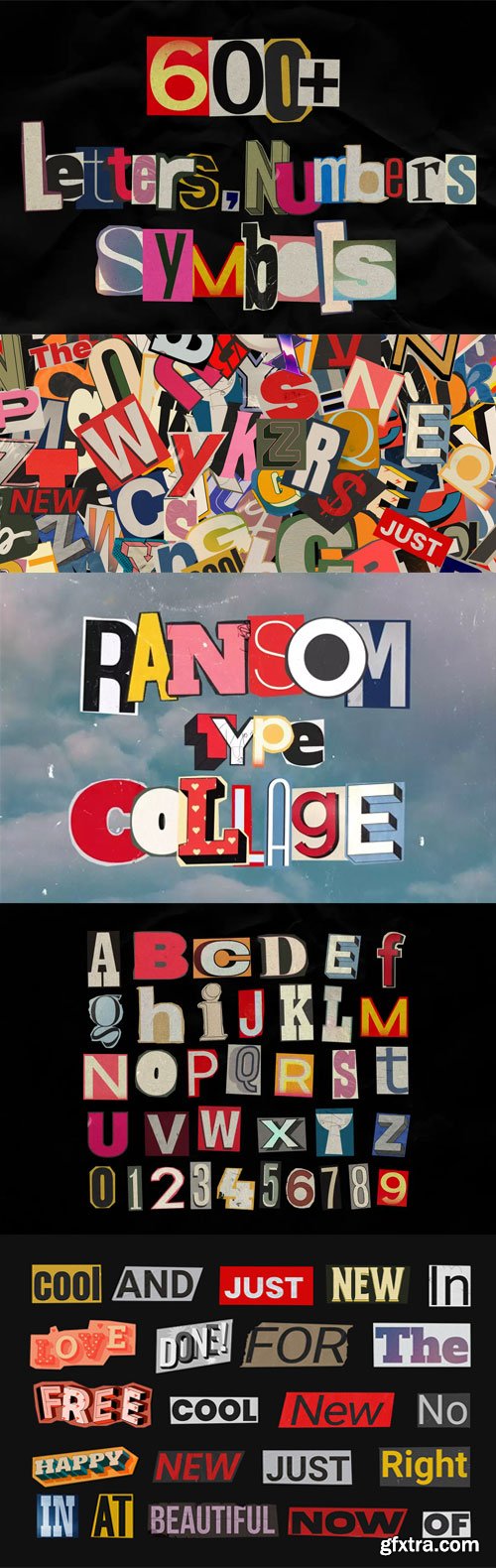 Pixflow - Ransom Type Collage