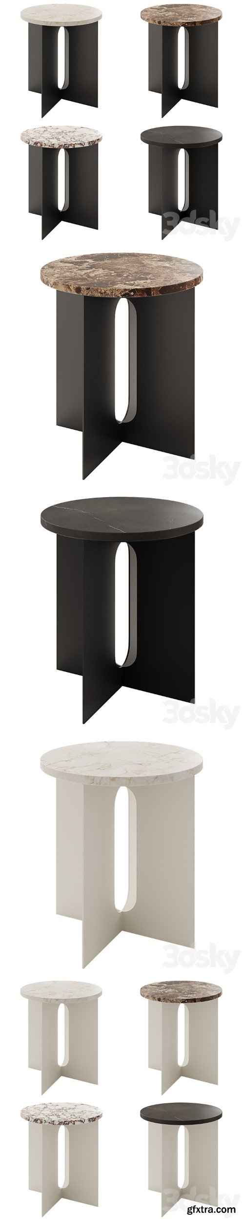 3dsky Pro - AUDO Androgyne Side Table (Menu)