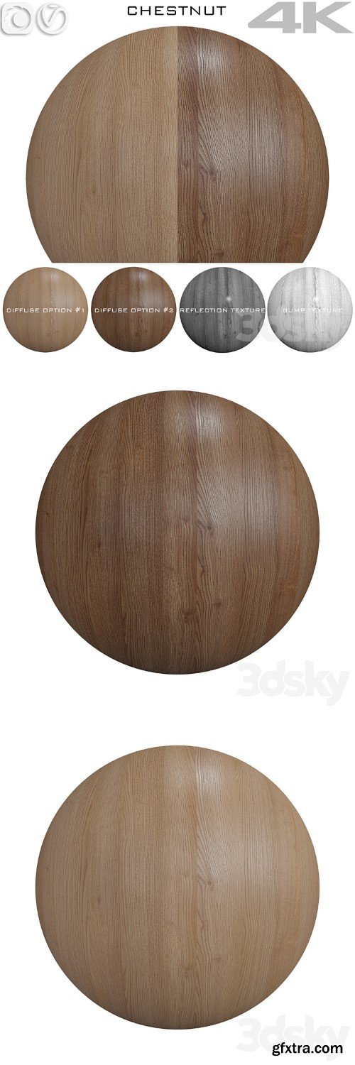 3dsky Pro - Texture Chestnut №2