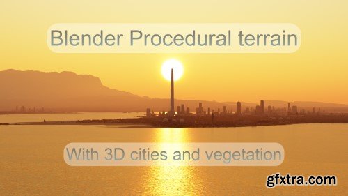 Blender Market - Large Scale Procedural Terrain Generator With 3D Cities And Vegetation