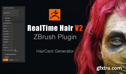 Artstation - Real-time Hair ZBrush Plugin v2