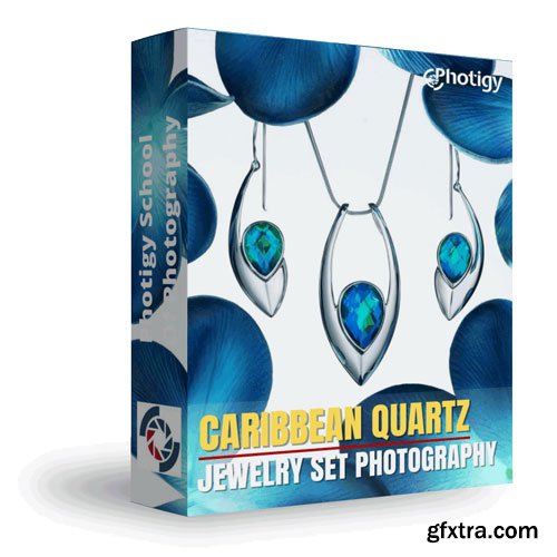 Photigy - Caribbean Quartz Jewelry Set, Photography and Retouching