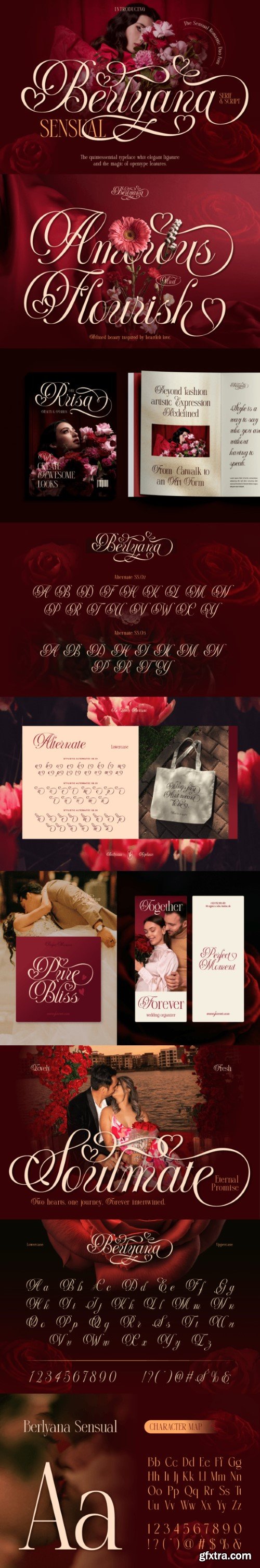 Berlyana Sensual Font