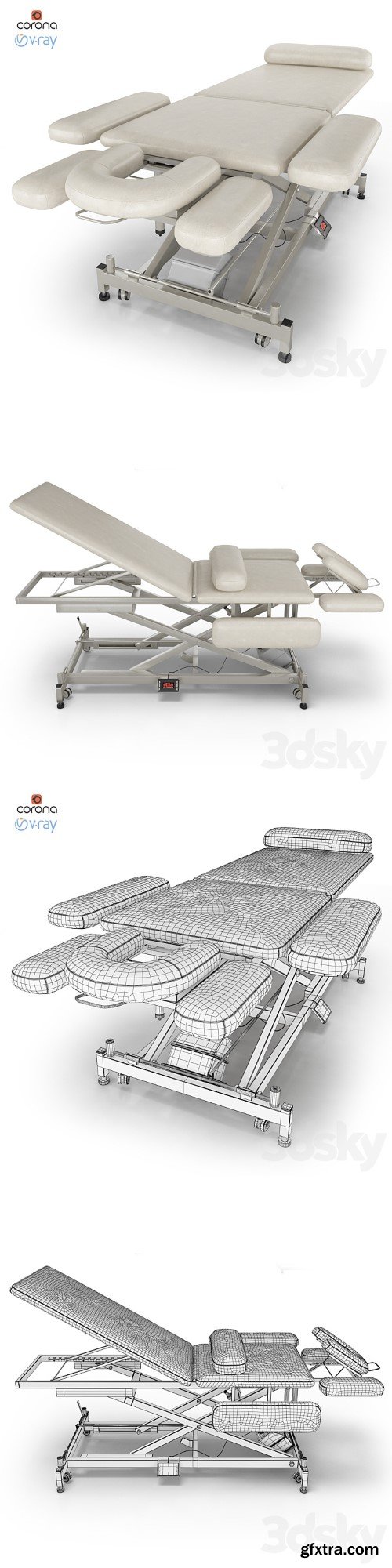 3dsky Pro - massage table массажный стол bed spa massage table кабинет