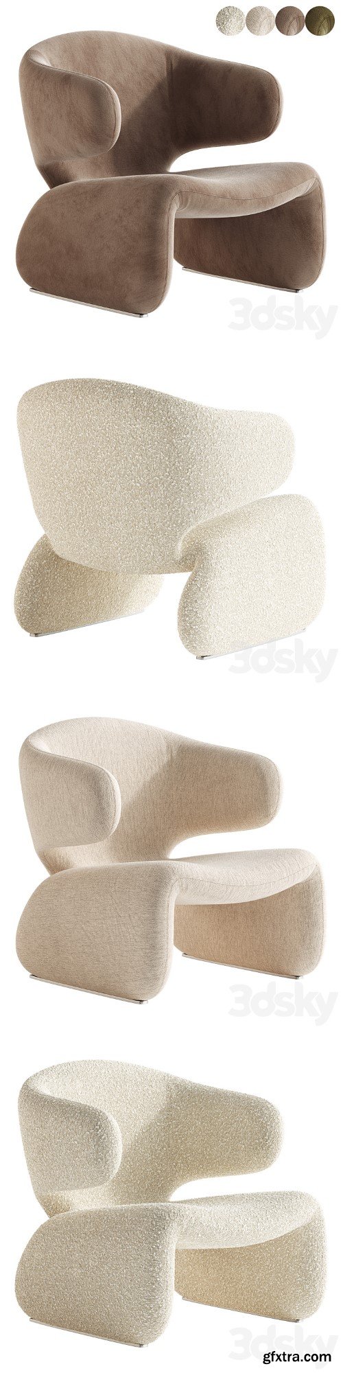 3dsky Pro - Olivier Mourgue Djinn chair